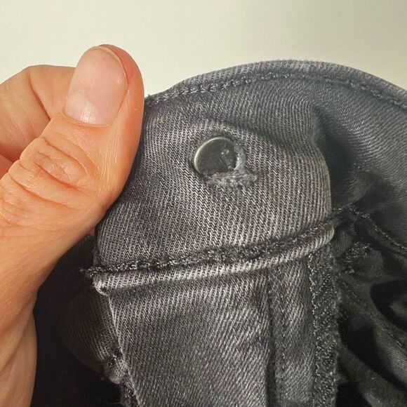 J Brand Mid Rise Rail Jeans Graphite Black - Picture 15 of 15